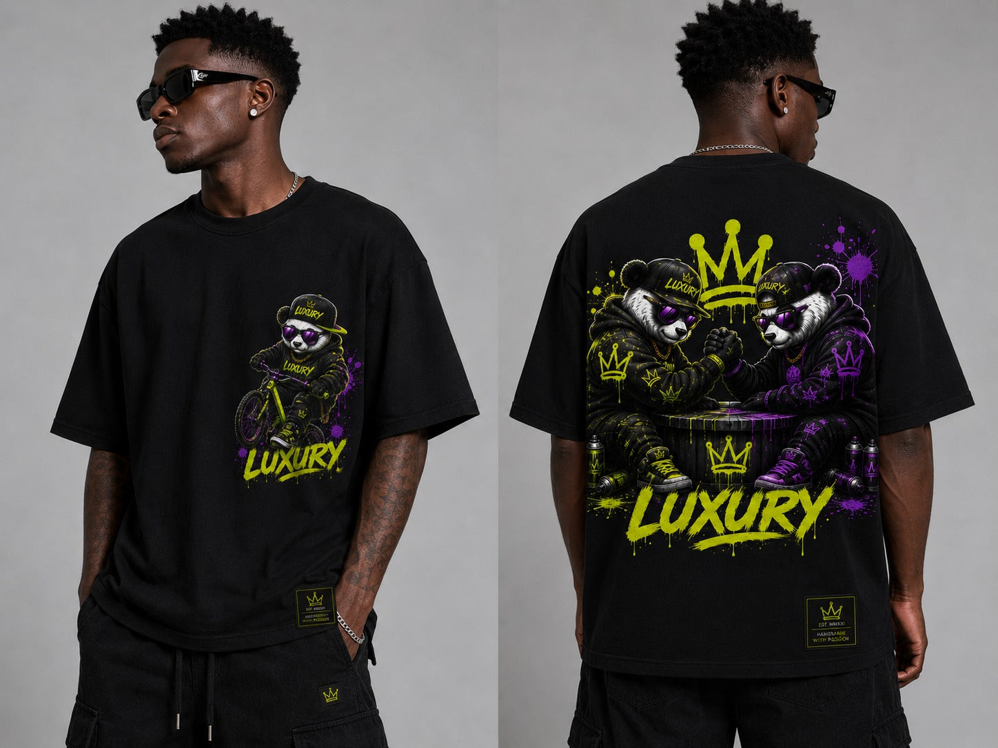 Camiseta hombre osos de calle